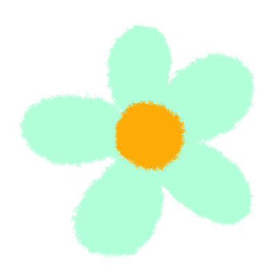 Smile Garden Flower Blue