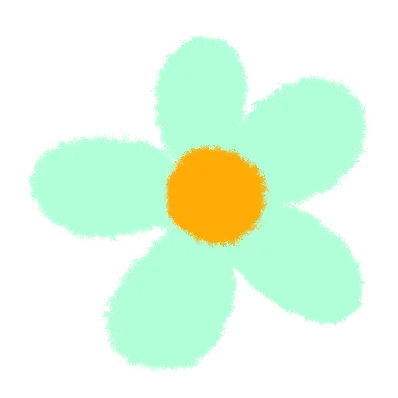 Smile Garden Flower Blue