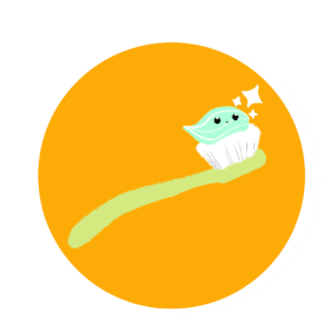 Brushing teeth is super important to tooth health